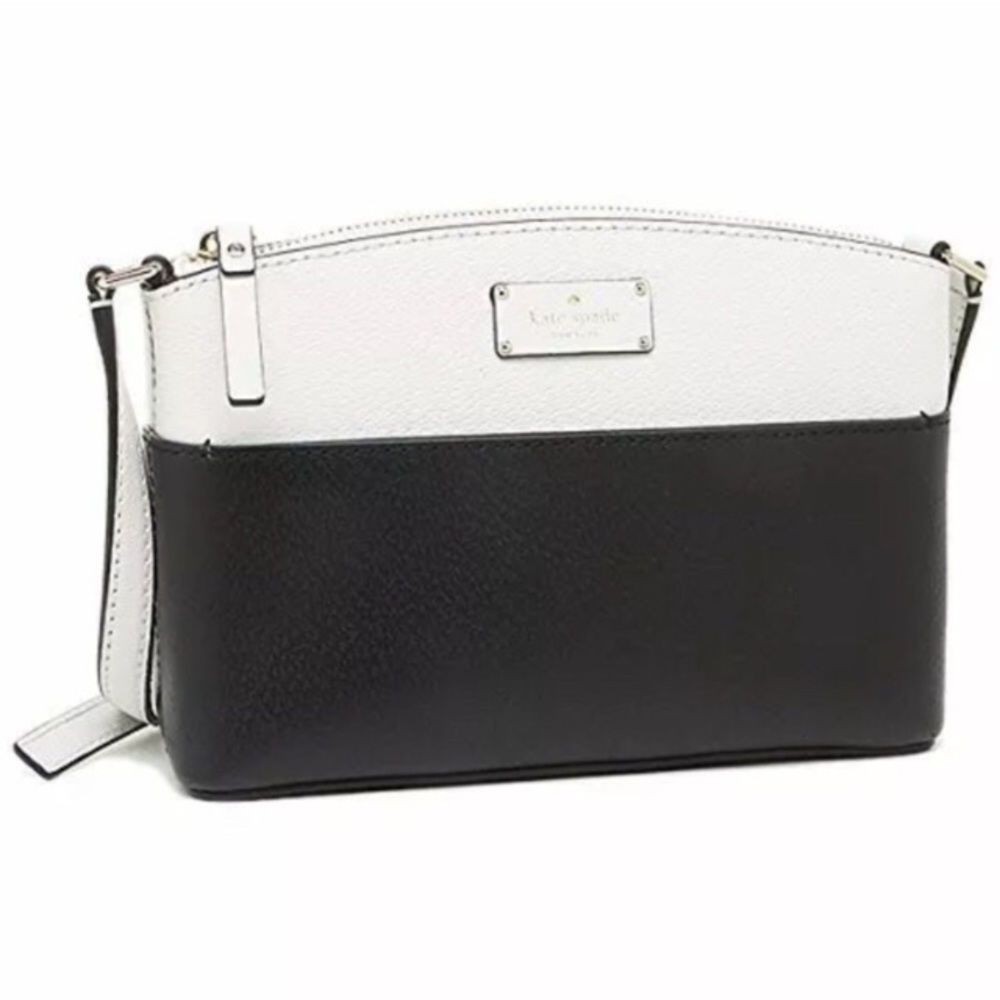 Kate Spade Black White Millie Crossbody Purse Bag - Picture 16 of 16